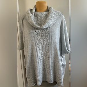 WHITE HOUSE BLACK MARKET Womens Size Large Gray Cowl Neck Sweater New w/o Tags